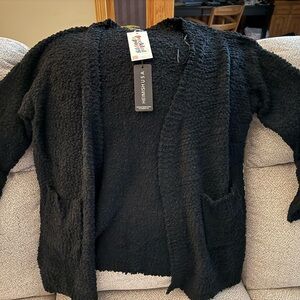 HEIMISH USA Black Textured Cardigan